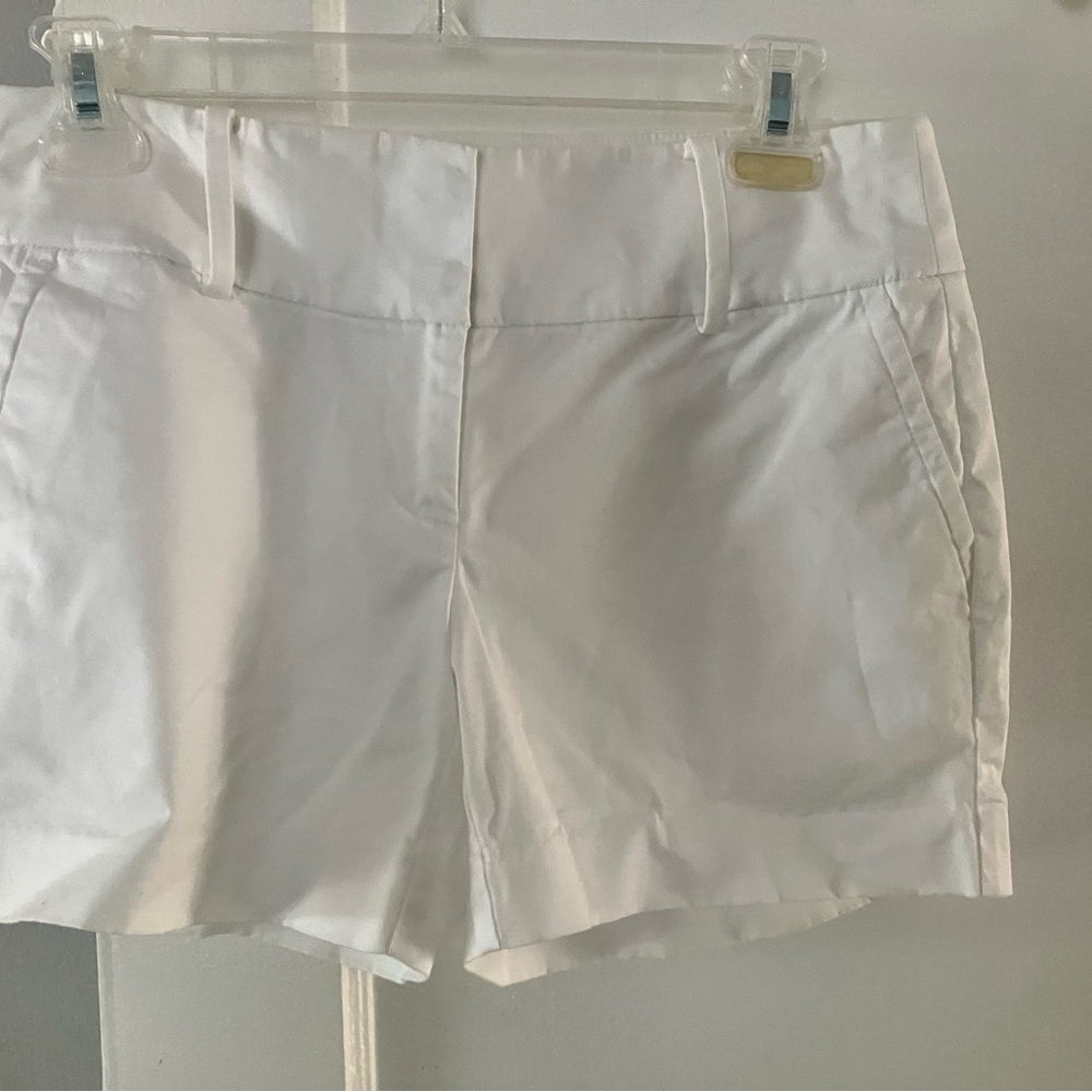 Ann Taylor White Shorts Classic Style